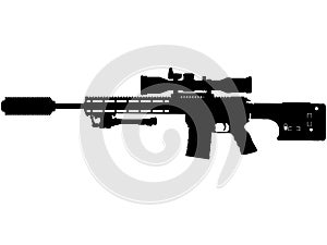 Colt Canada C20 DMR is a 7.62Ãâ51mm NATO Semi-automatic rifle, sniper rifle machine gun of the Canadian armed forces and US Army